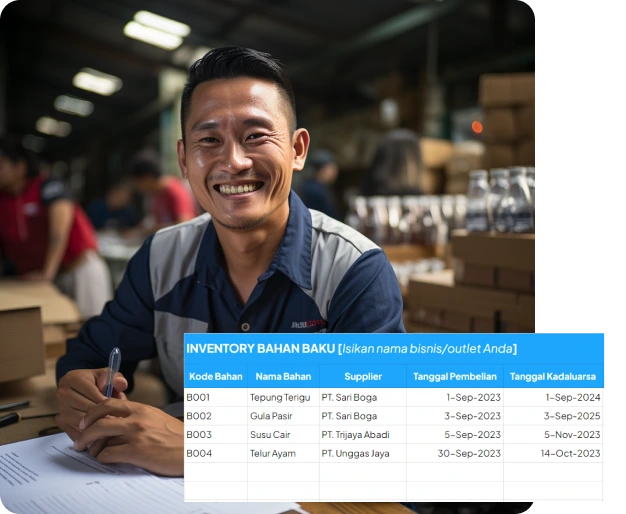 Pencatatan Bahan Baku / Inventory