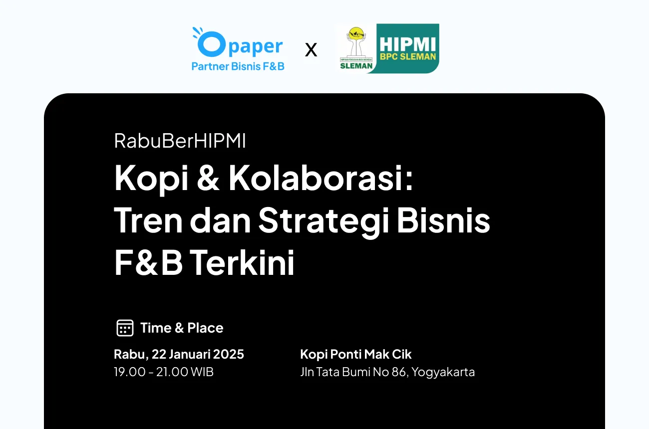 RabuBerHIPMI - Kopi & Kolaborasi: Tren dan Strategi Bisnis F&B Terkini