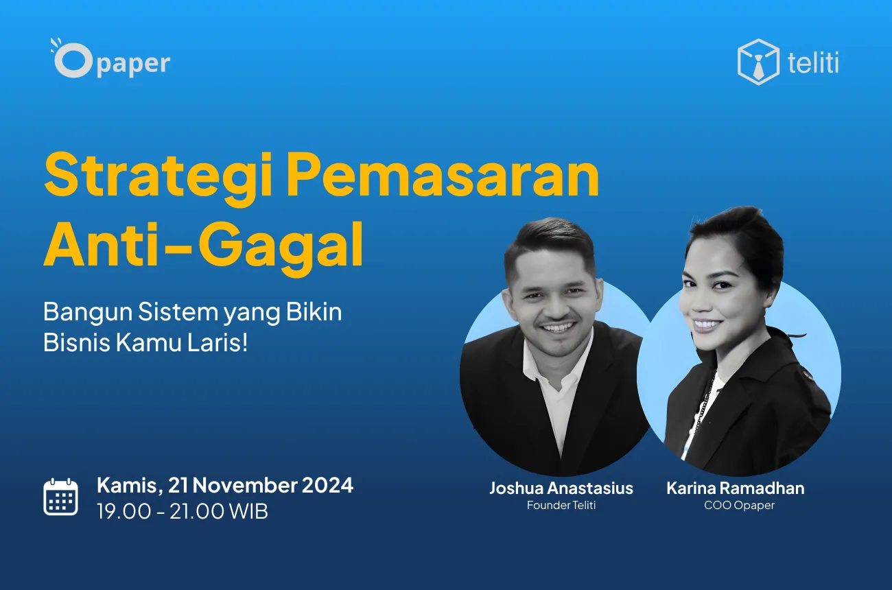 Strategi Pemasaran Anti-Gagal: Bangun Sistem yang Bikin Bisnis Kamu Laris!