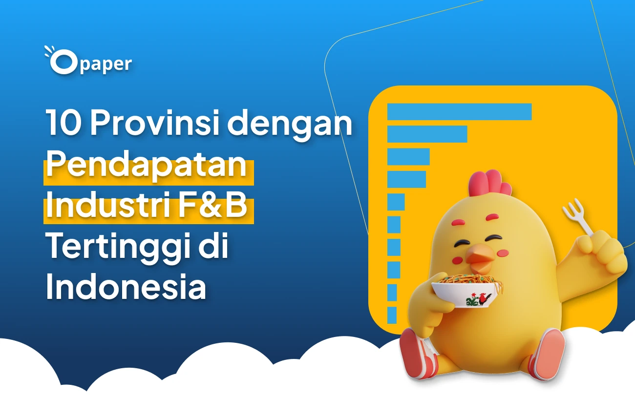 10 Provinsi dengan Pendapatan Industri F&B Tertinggi di Indonesia (2020)