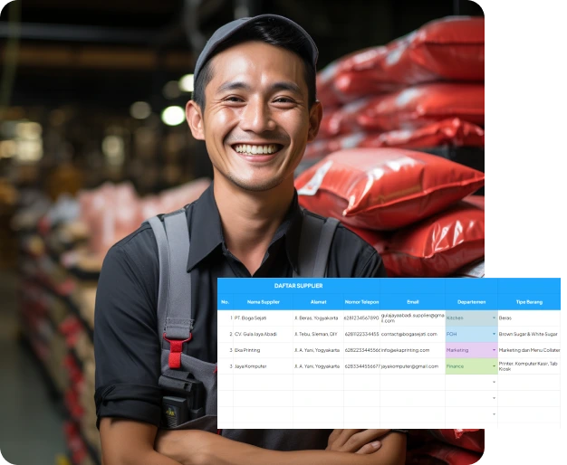 Pencatatan Daftar Supplier