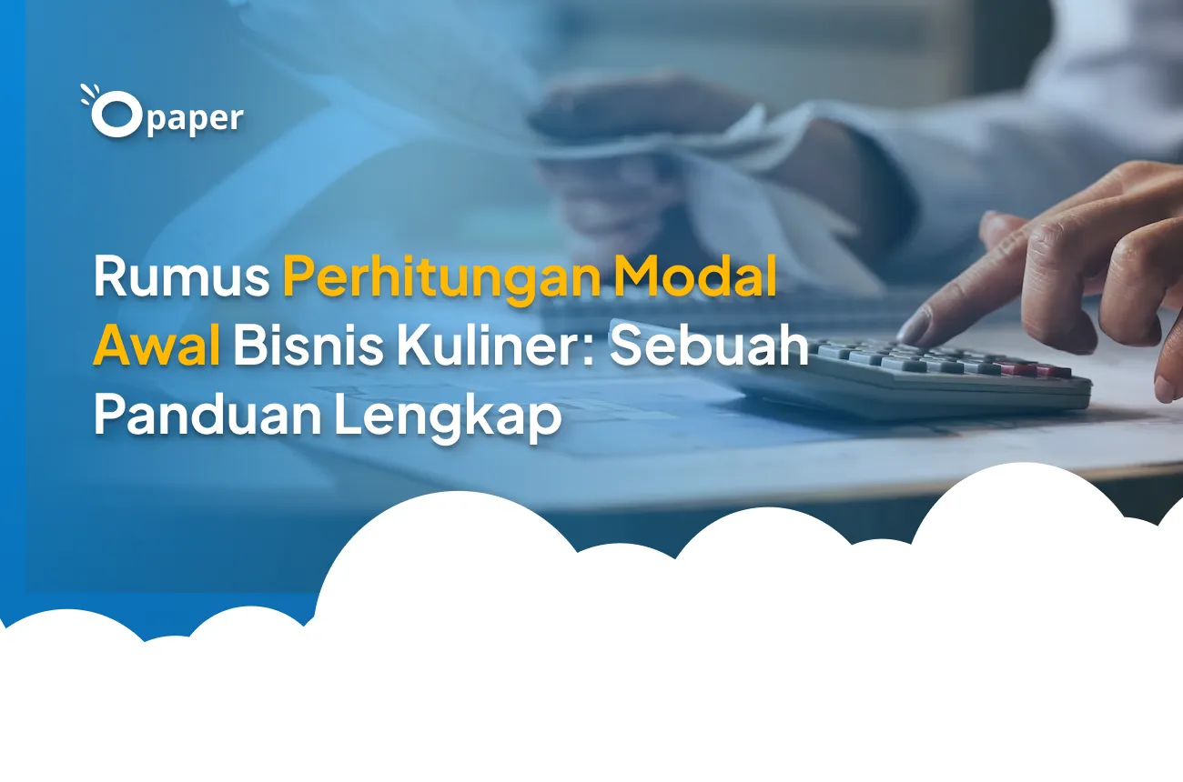 Rumus Perhitungan Modal Awal Bisnis Kuliner: Sebuah Panduan Lengkap
