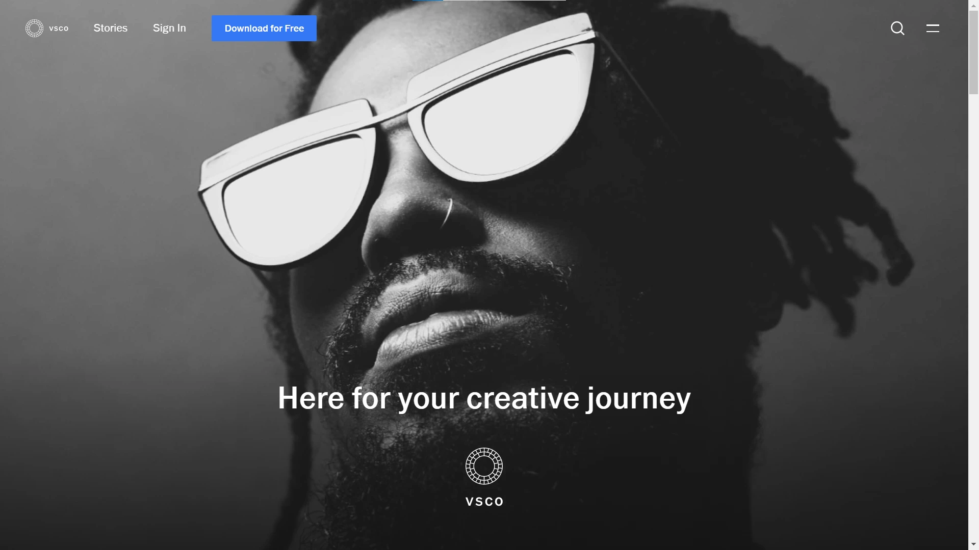VSCO Homepage